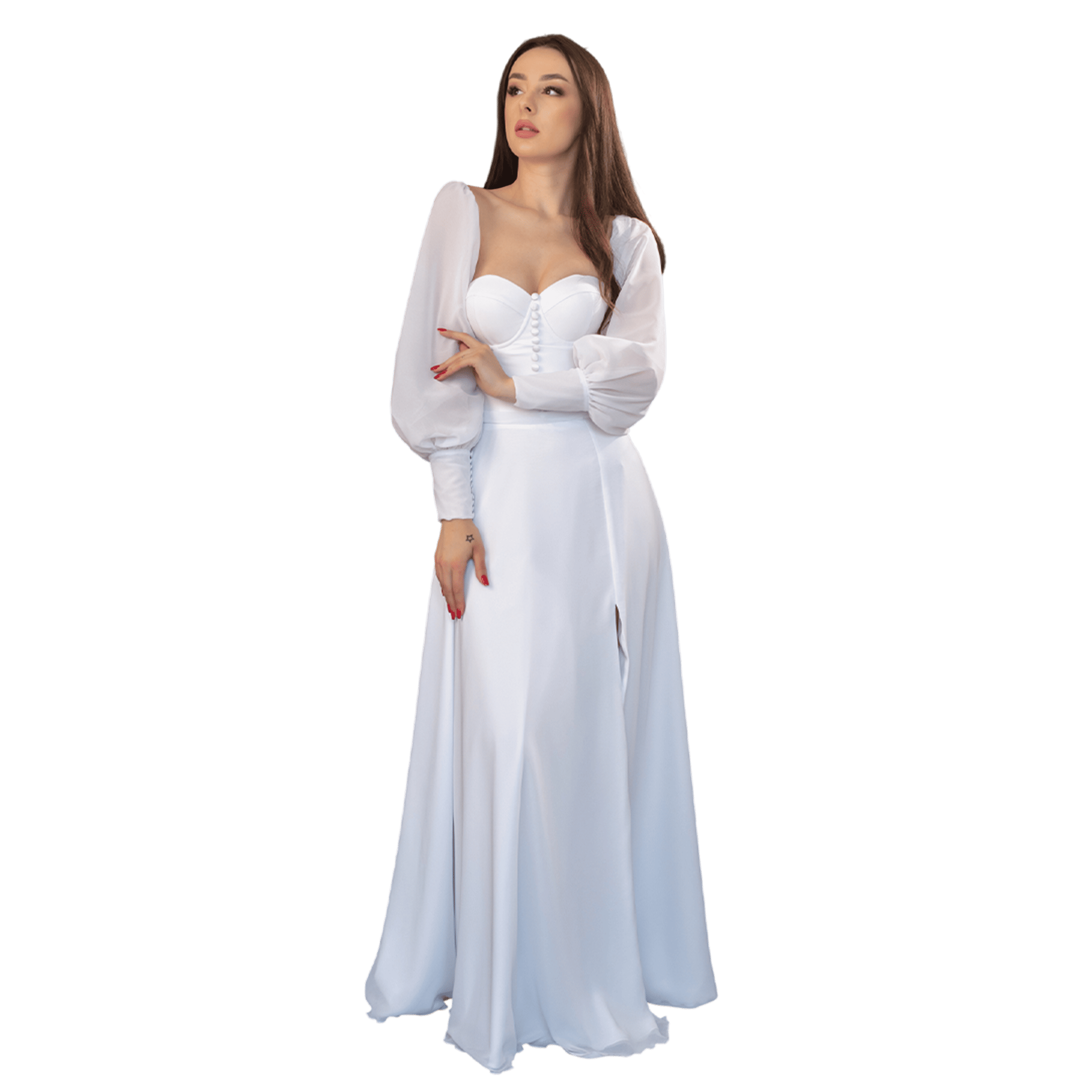 Ivory Sleeve Romance